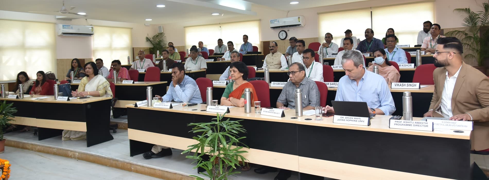 Executives in an IIM Lucknow classroom session